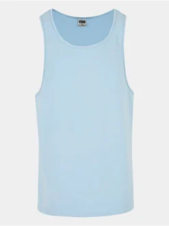 URBAN CLASSICS Herren Tank Tops Heavy Oversized Acid Wash In Blau