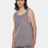 URBAN CLASSICS Herren Tank Tops Heavy Oversized Acid Wash In Grau